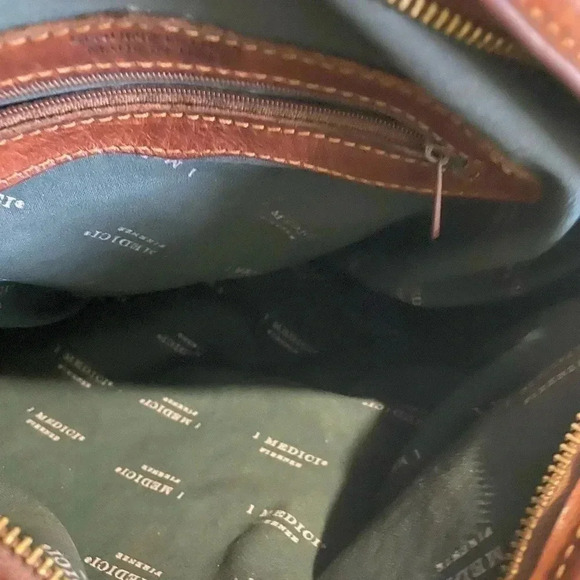 I Medici brown distressed leather shoulder bag - Picture 14 of 14